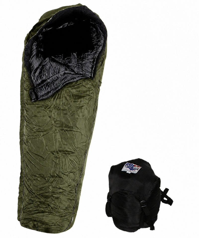 Load image into Gallery viewer, Wiggy's Ultra Light +20°F Boat Foot Sleeping Bag in Olive