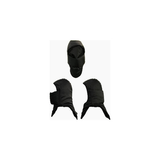 Wiggy's Insulated Head Cover & Hard Hat Liner in Black
