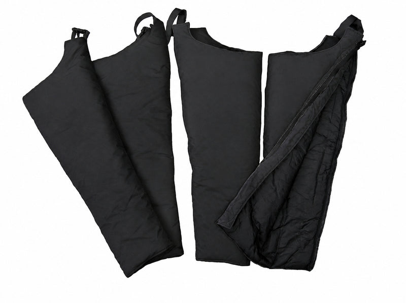 Load image into Gallery viewer, Wiggy's Leg Jackets (Insulated Chaps) in Black
