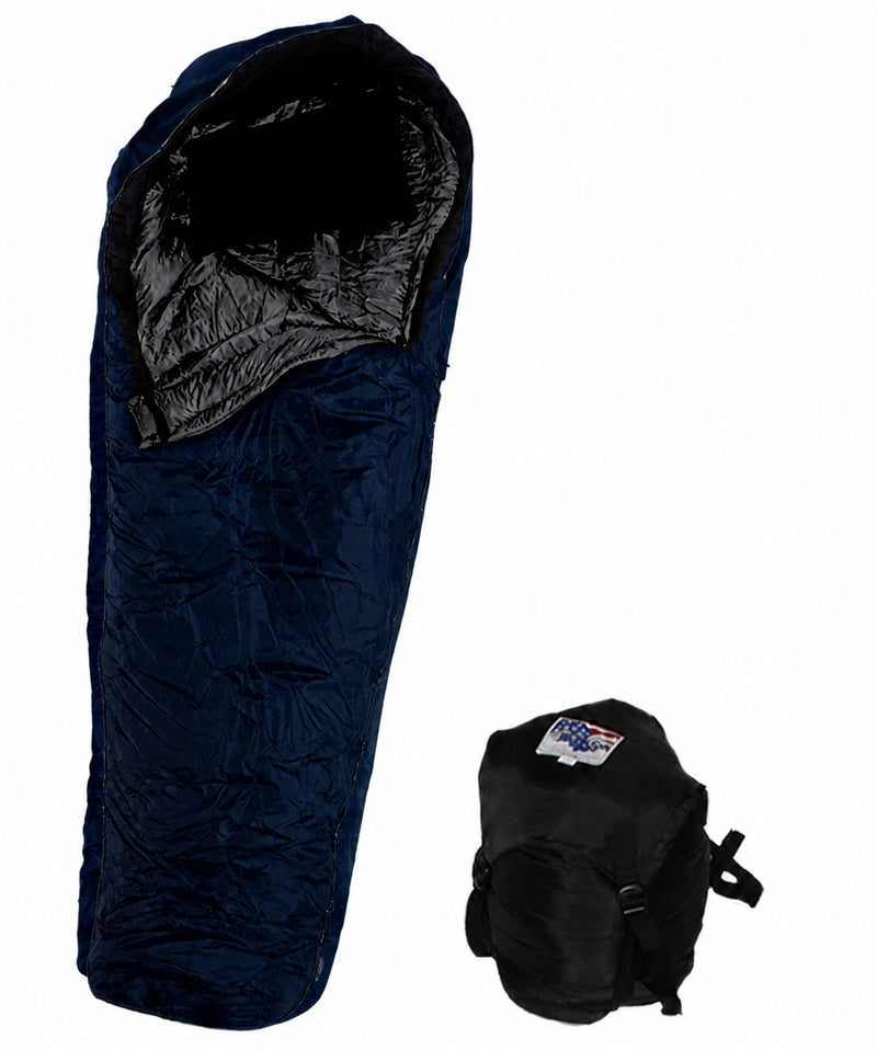Load image into Gallery viewer, Wiggy's Ultra Light +20°F Boat Foot Sleeping Bag in Navy

